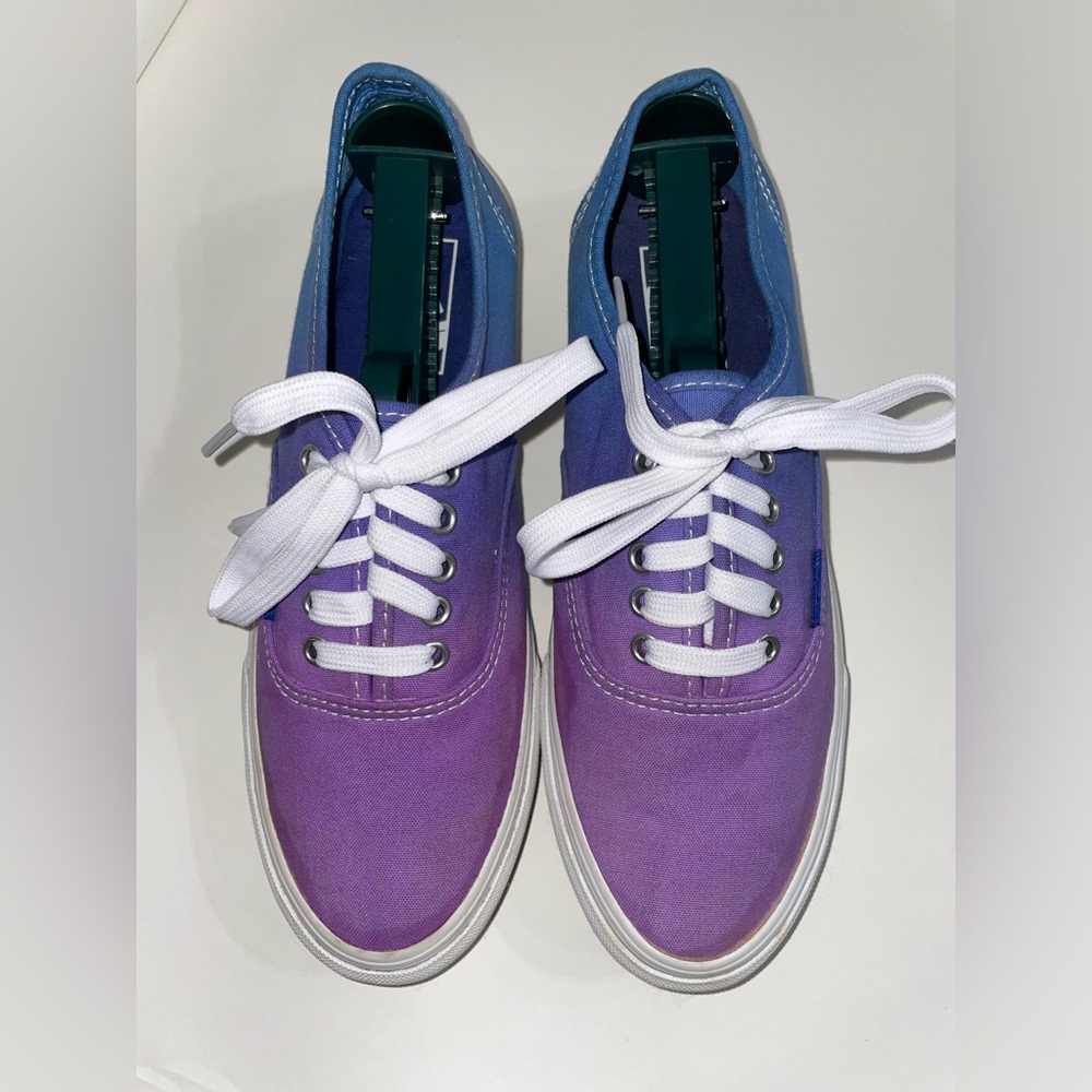 Vans Off The Wall UNISEX Blue/Purple Fade Skate Shoes Size 8